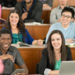 students in lecture hall