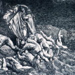 Gustave Dore engraving of the Fifth Circle of Hell (the Stygian Lake full of irate sinners) in Dante's inferno