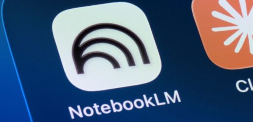 NotebookLM icon on a smartphone screen